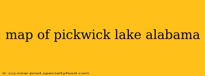 map of pickwick lake alabama