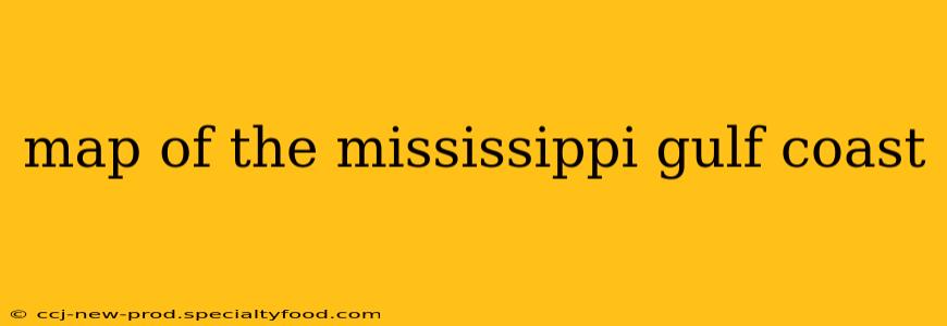 map of the mississippi gulf coast