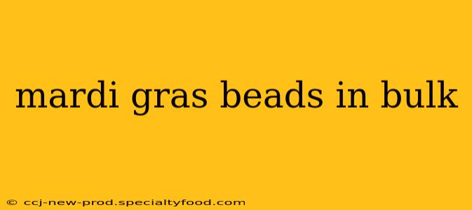 mardi gras beads in bulk
