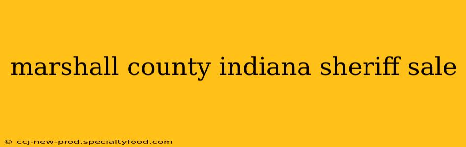 marshall county indiana sheriff sale
