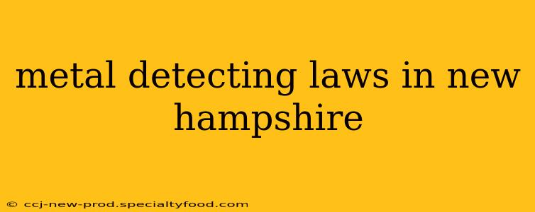 metal detecting laws in new hampshire