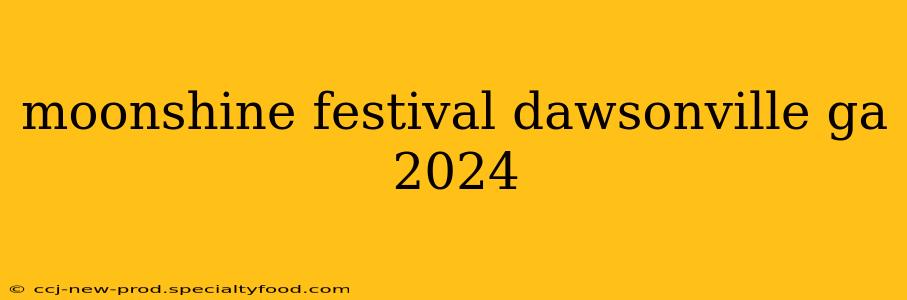 moonshine festival dawsonville ga 2024