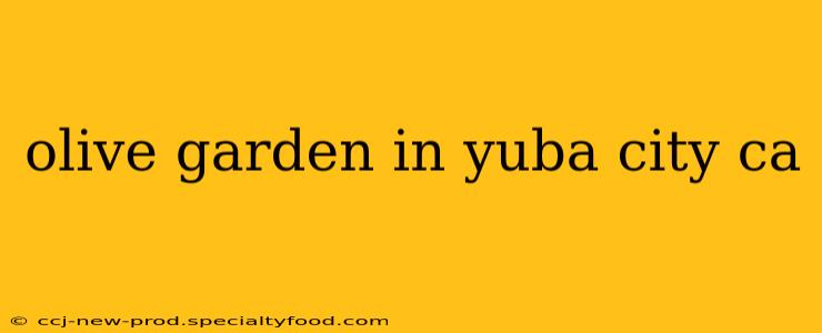 olive garden in yuba city ca