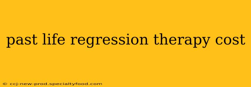 past life regression therapy cost
