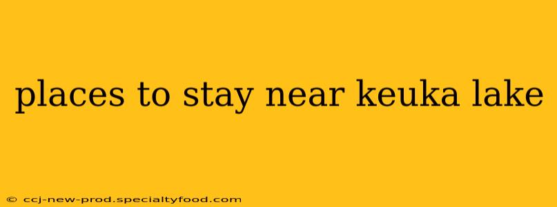 places to stay near keuka lake