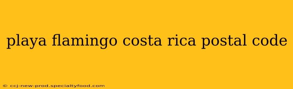 playa flamingo costa rica postal code