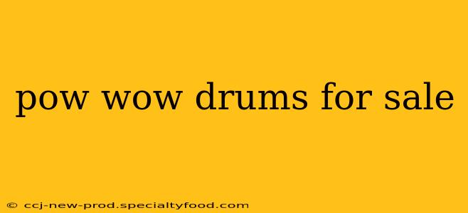 pow wow drums for sale