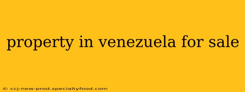 property in venezuela for sale