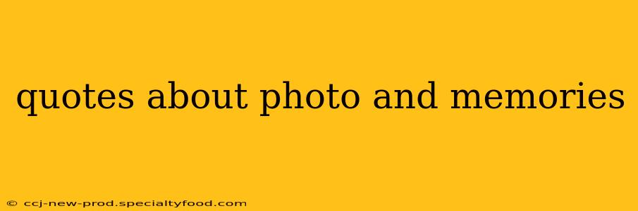 quotes about photo and memories