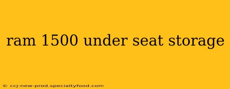 ram 1500 under seat storage