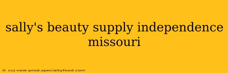 sally's beauty supply independence missouri
