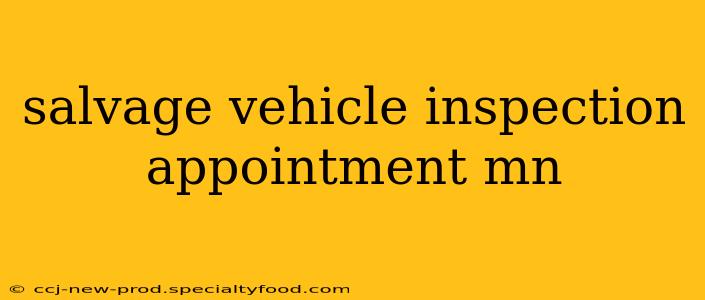 salvage vehicle inspection appointment mn