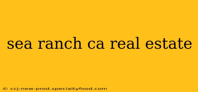 sea ranch ca real estate