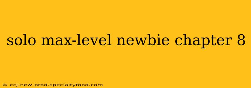 solo max-level newbie chapter 8