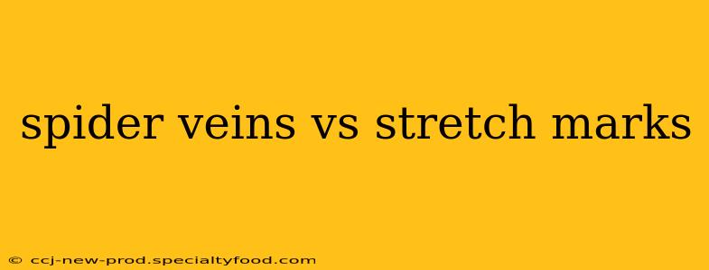 spider veins vs stretch marks