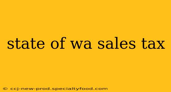 state of wa sales tax