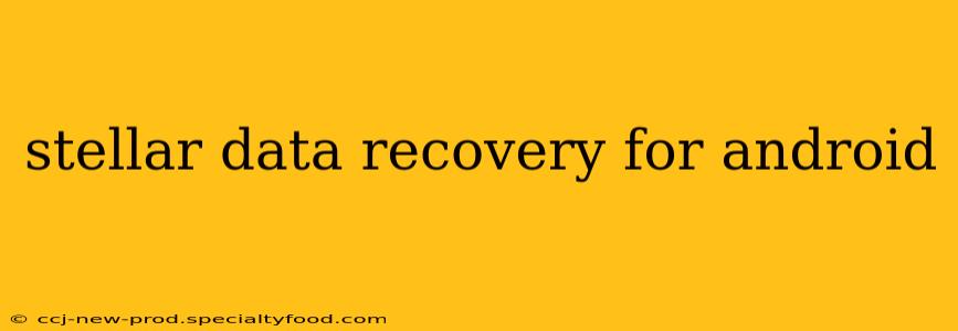 stellar data recovery for android