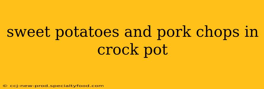 sweet potatoes and pork chops in crock pot