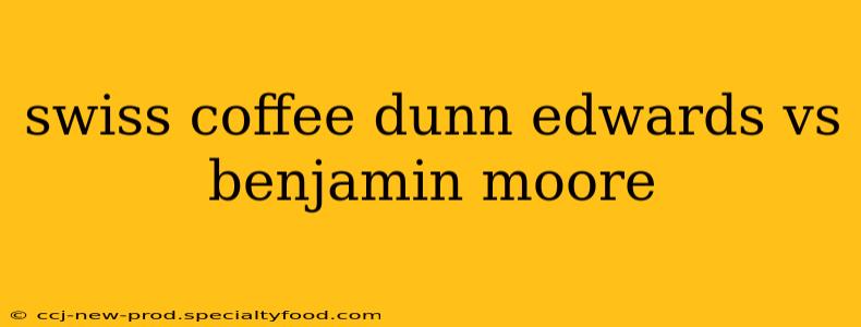 swiss coffee dunn edwards vs benjamin moore