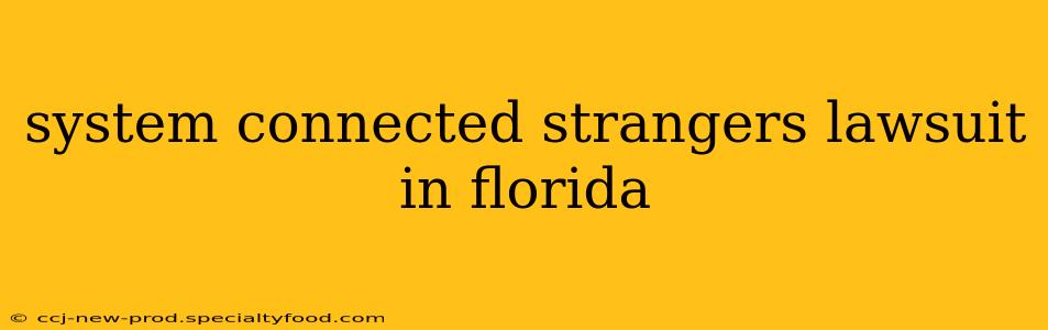 system connected strangers lawsuit in florida