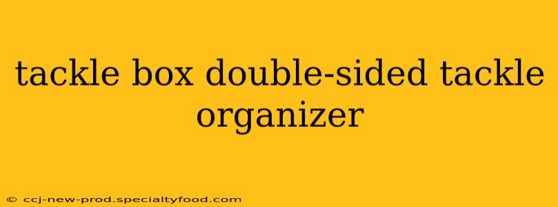 tackle box double-sided tackle organizer