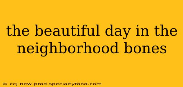 the beautiful day in the neighborhood bones