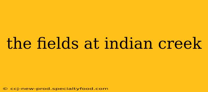 the fields at indian creek