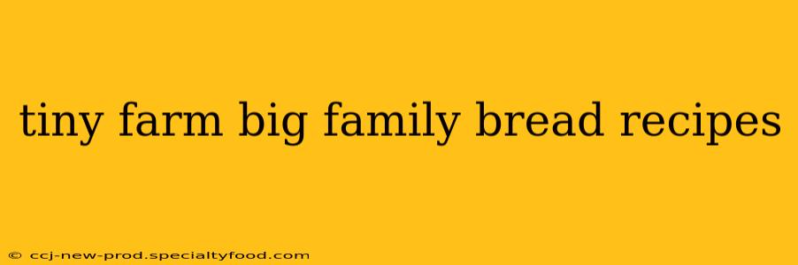 tiny farm big family bread recipes