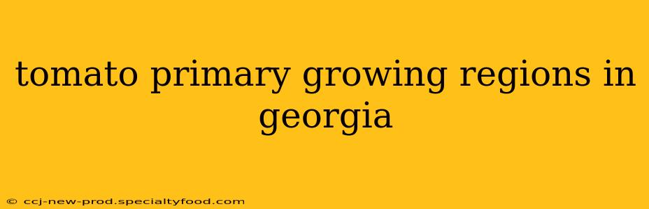 tomato primary growing regions in georgia