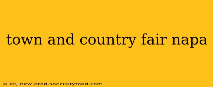 town and country fair napa