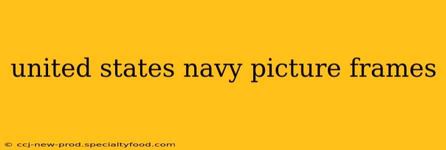 united states navy picture frames