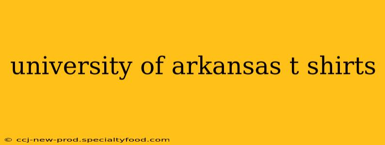 university of arkansas t shirts