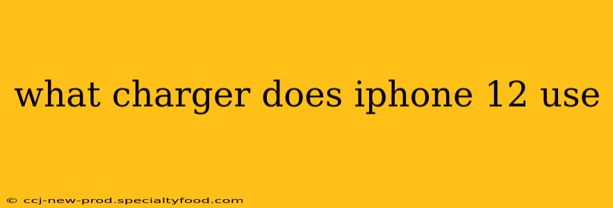 what charger does iphone 12 use