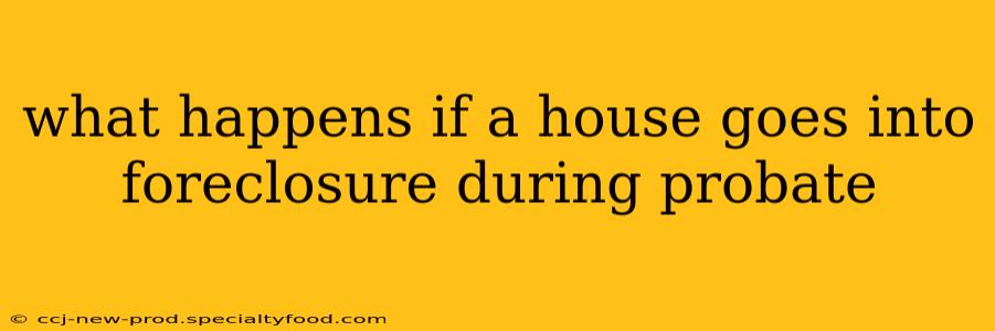 what happens if a house goes into foreclosure during probate