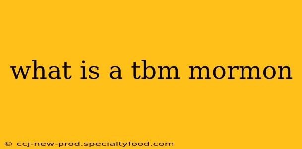 what is a tbm mormon