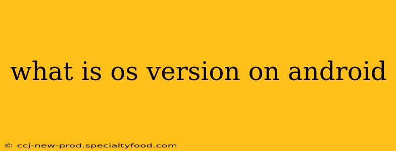 what is os version on android