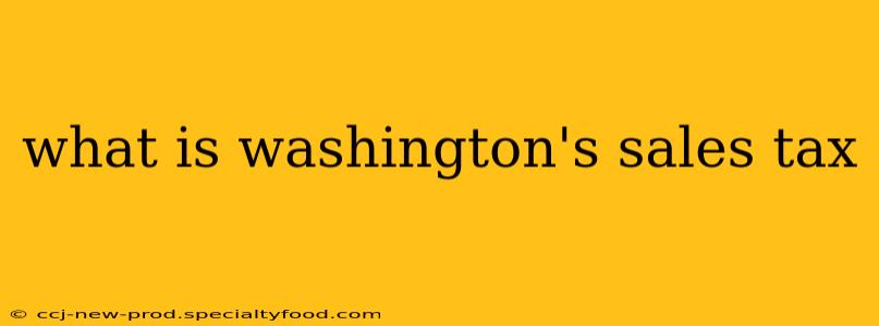 what is washington's sales tax