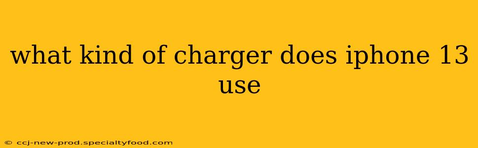 what kind of charger does iphone 13 use