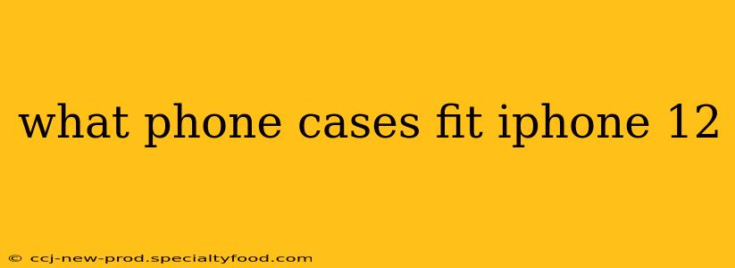 what phone cases fit iphone 12