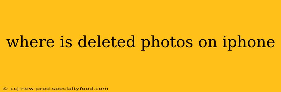 where is deleted photos on iphone