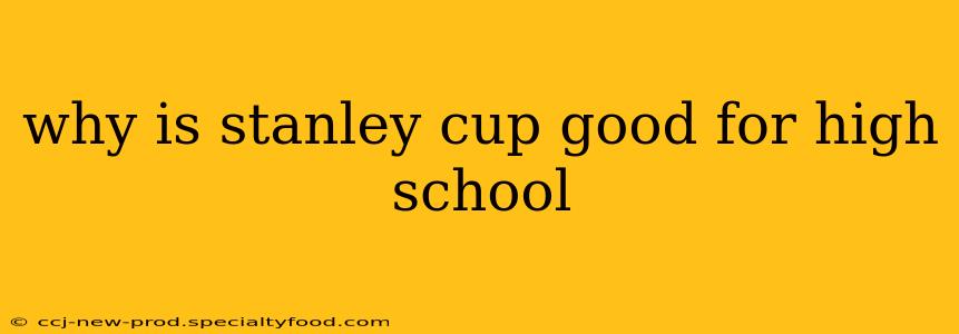 why is stanley cup good for high school