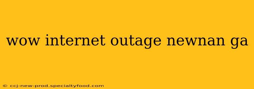 wow internet outage newnan ga