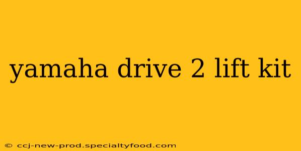 yamaha drive 2 lift kit